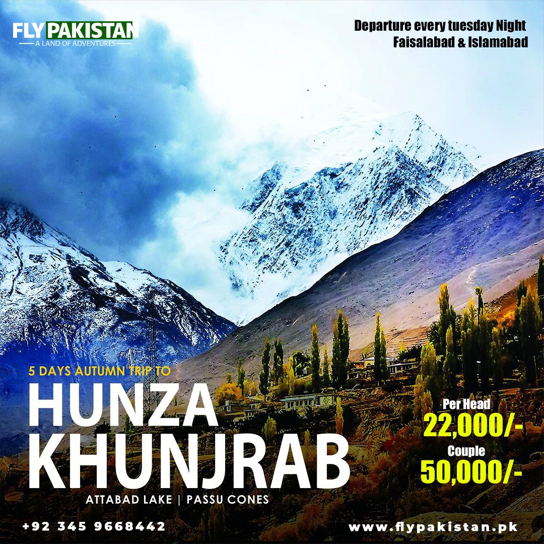 Book Deal 5 Days Tour To Hunza (October)
